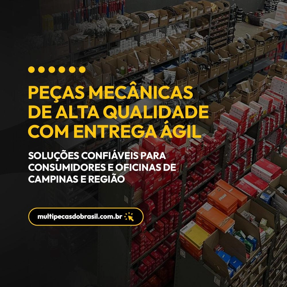 Peças Mecânicas de Alta Qualidade com Entrega Ágil Multi Peças do Brasil